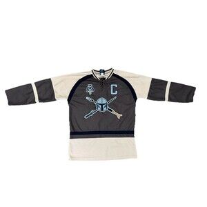 Disney Star Wars The Mandolorian Din Djarin Hockey Jersey Men's XS